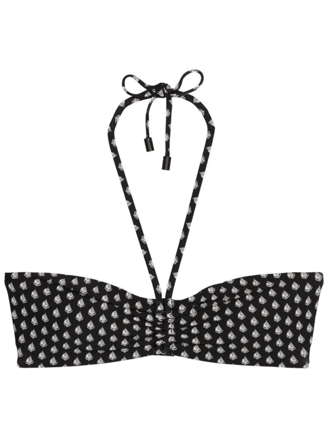 Marc O'Polo Bikinitop met halter Zwart