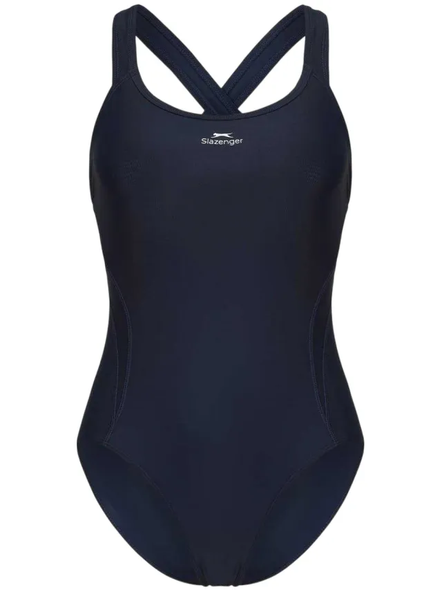 Slazenger Dames/Dames Xtra Life ééndelig badpak (Marine) Marineblauw