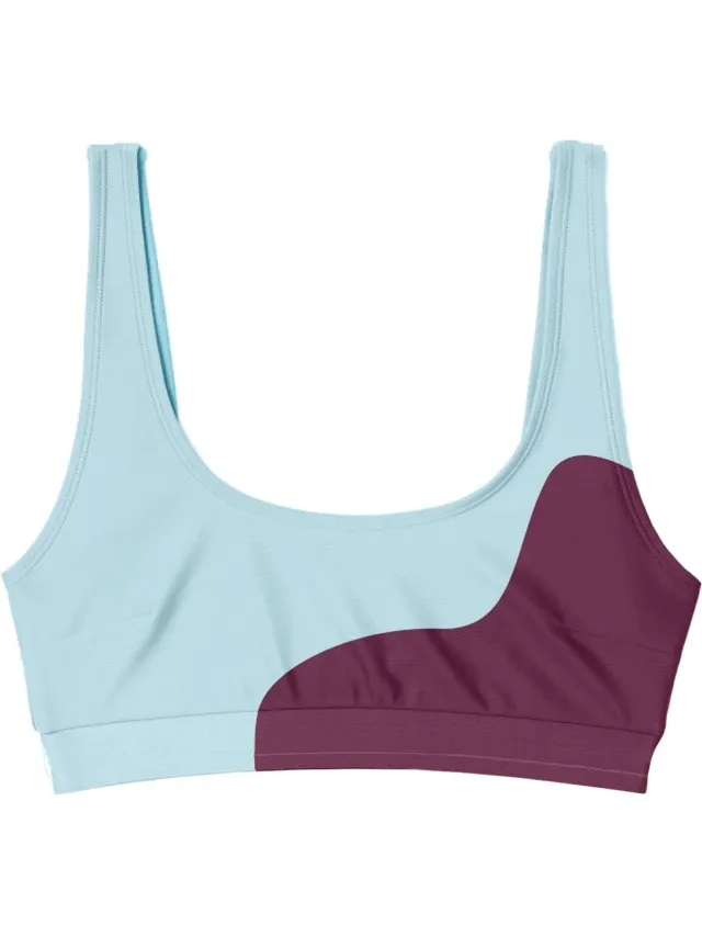 Sea'sons Official - Kleurveranderend - Brassiere Bikini Top - Cherry-Blauw Roze