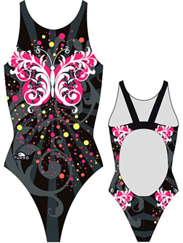 Turbo Butterfly Stars Pro Resist Zwemkleding Zwart 3XL Vrouw Black