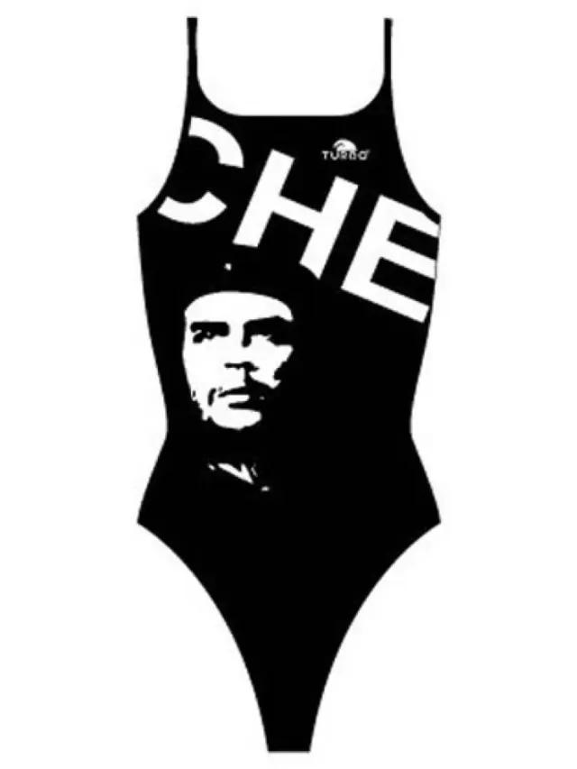 Turbo Che Guevara Zwemkleding Zwart S Vrouw Black / White