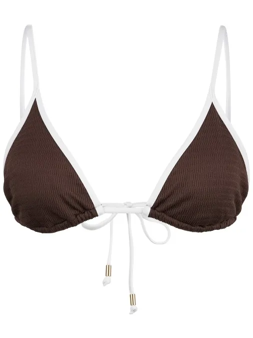 Seafolly Women's Beach Bound Slide Tri - Bikinitop, oranje