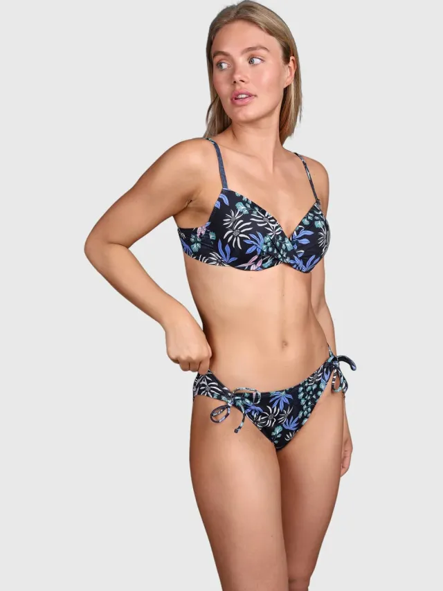 Brunotti strik bikinibroekje Nolestina zwart/multi