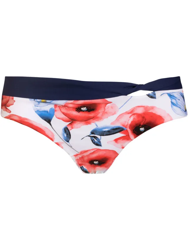 Luna Splendida Poppy slip-bikinibroekje wit