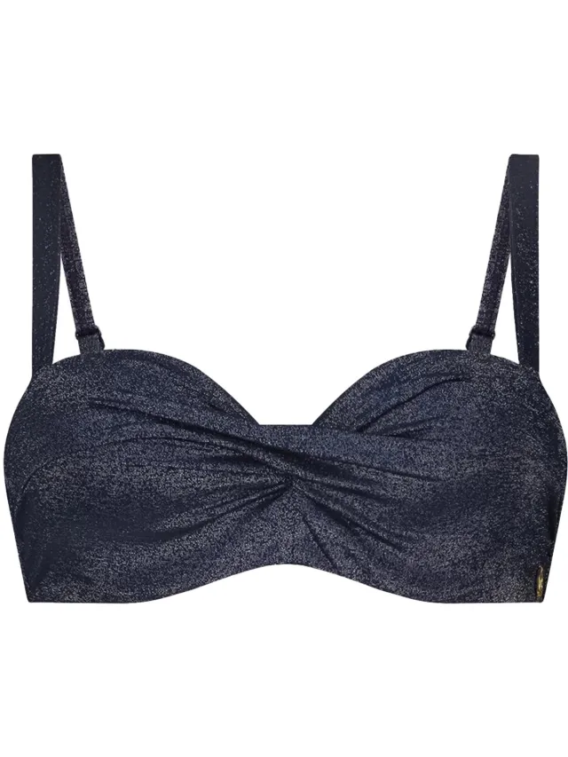 Ten Cate twisted bikini top royal blue voor Dames | Maat 44D (90D)