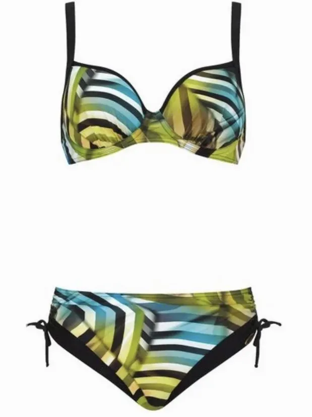 Sunflair Dames Bikini Set - Spacer Cups - Beugel Bikini - Multicolor Print - Groen/Blauw - 36 C-Cup Multicolour