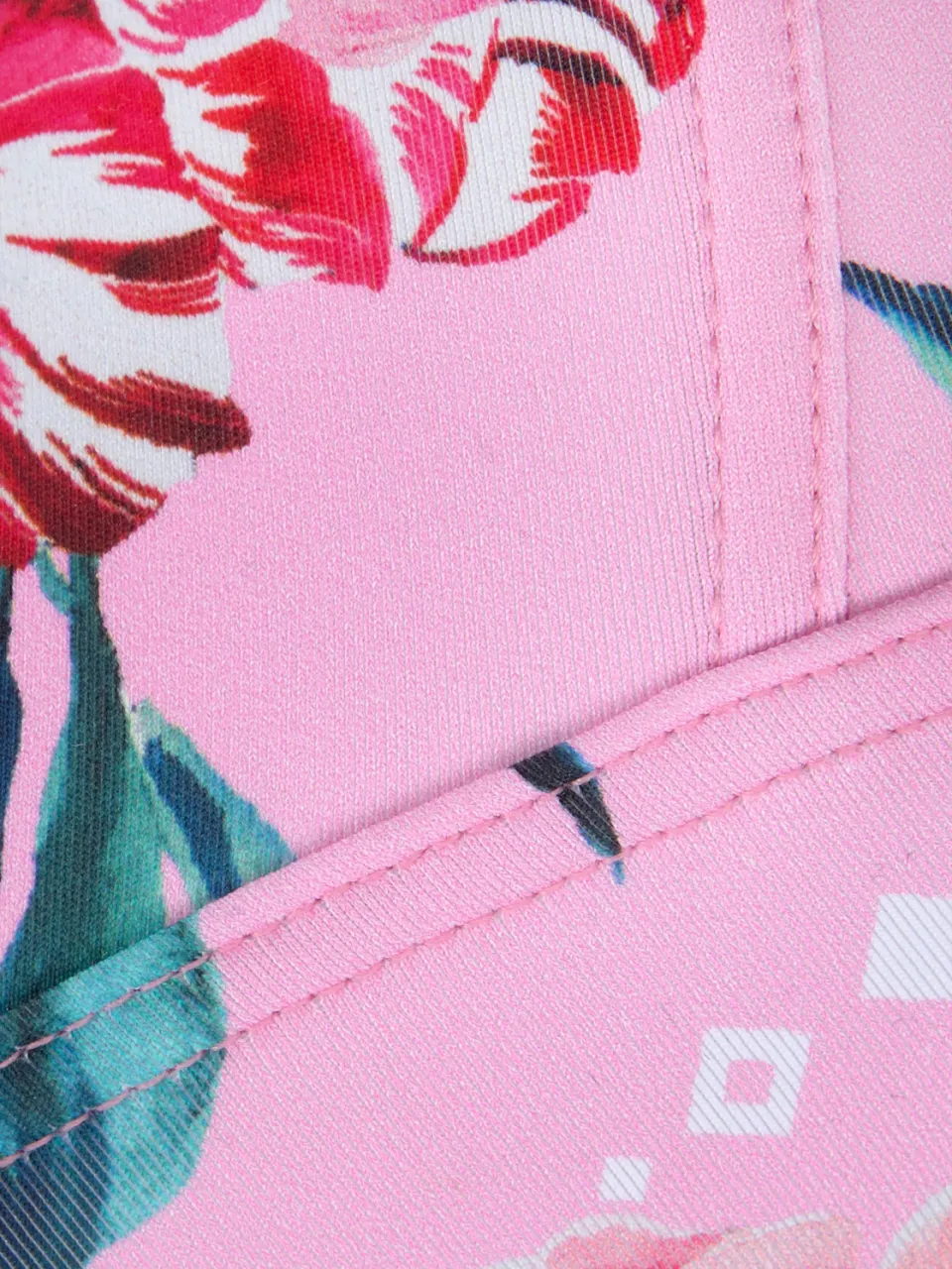 beugelbikinitop roze bloemenprint, foto 2