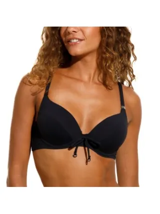 Panos Emporio Lydia Solid Top Zwart,Blauw