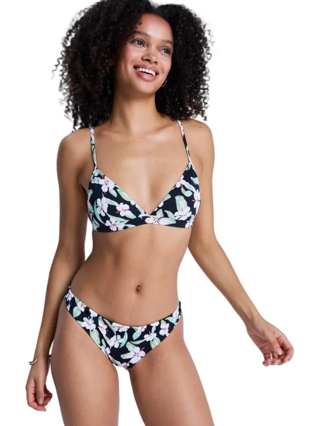Roxy Essentials Pt Cheeky Bikinibroekje Zwart XL Vrouw Anthracite Spring Charming Sma