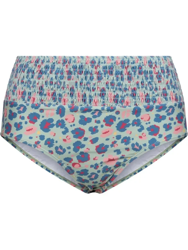 Trespass dameszwemshort Eryn - Zwembroek Light Sage Abstract Leopard Print