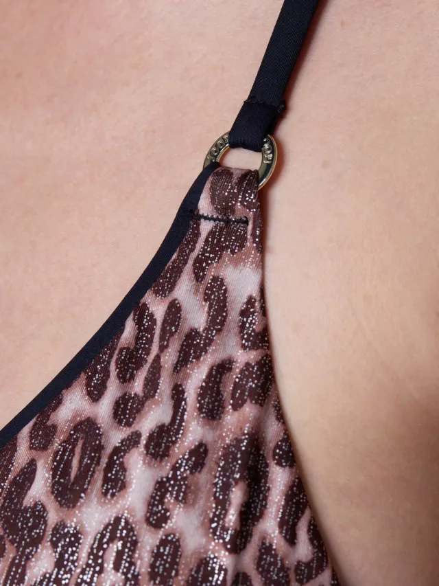 Joop! Bügel-Bikini-Top Leopard Beach Leopard AOP