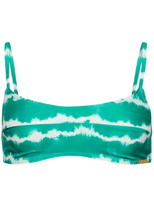 Superdry Code Tie Dye Bikinitop Groen L Vrouw Tie Dye Green