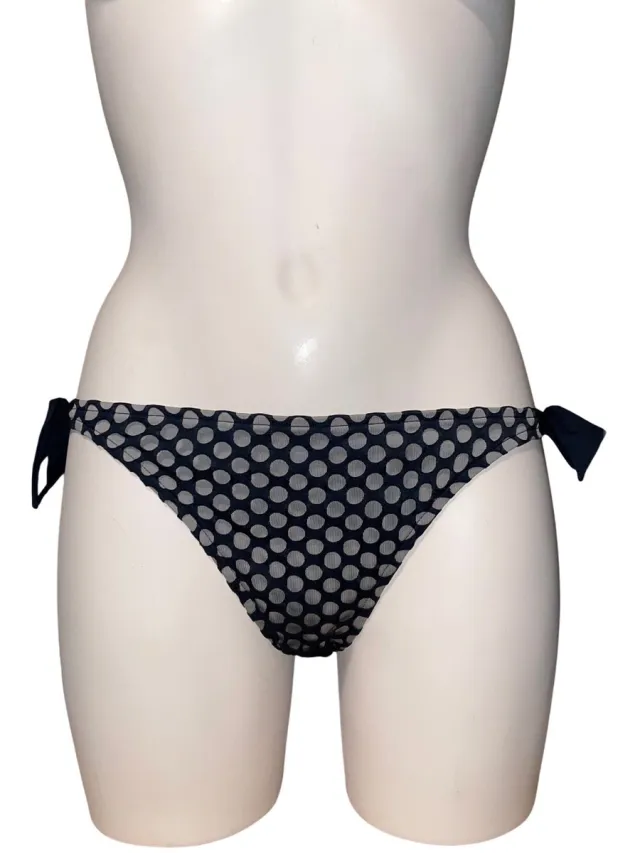 Andres Sarda Wakaya Bikinibroekje Kleur Grijs-Zwart in een speelse manier verwerkt