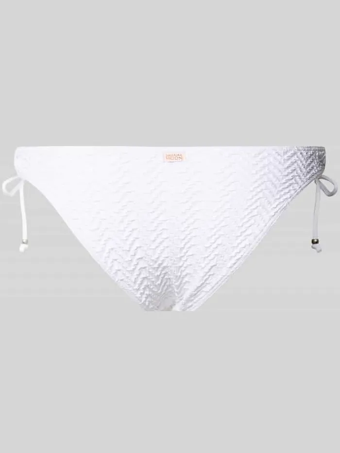 banana moon slim fit bikinibroekje met structuurpatroon model 'Jada' wit, foto 2
