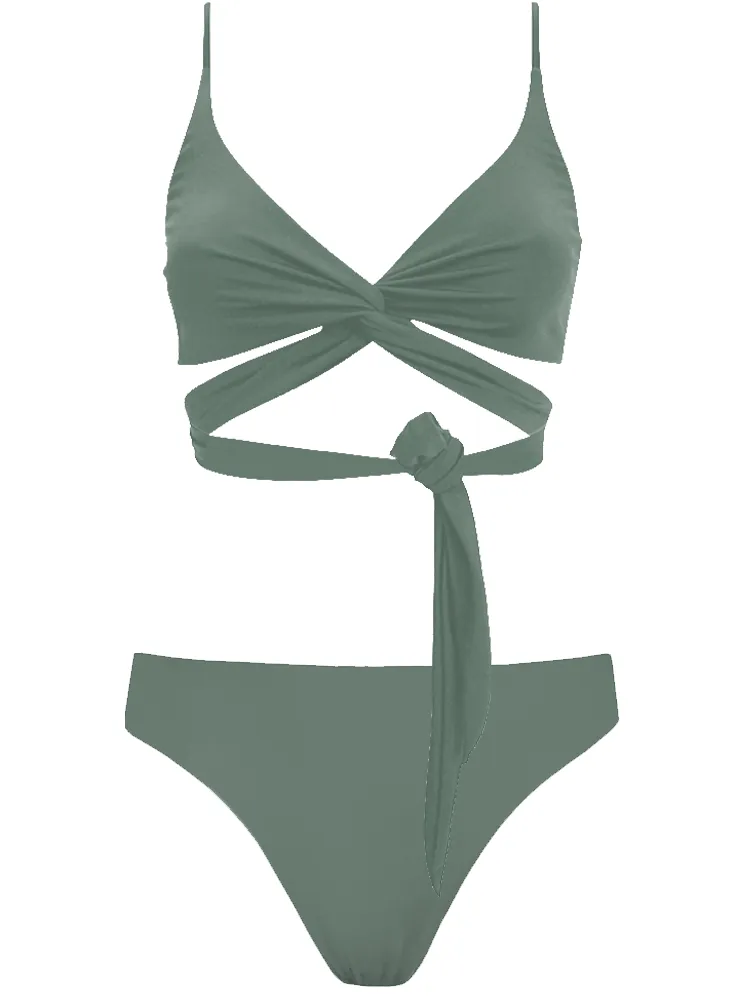 Anekdot dames vegan Bikiniset Lin Skyline Slim Salie, foto 2