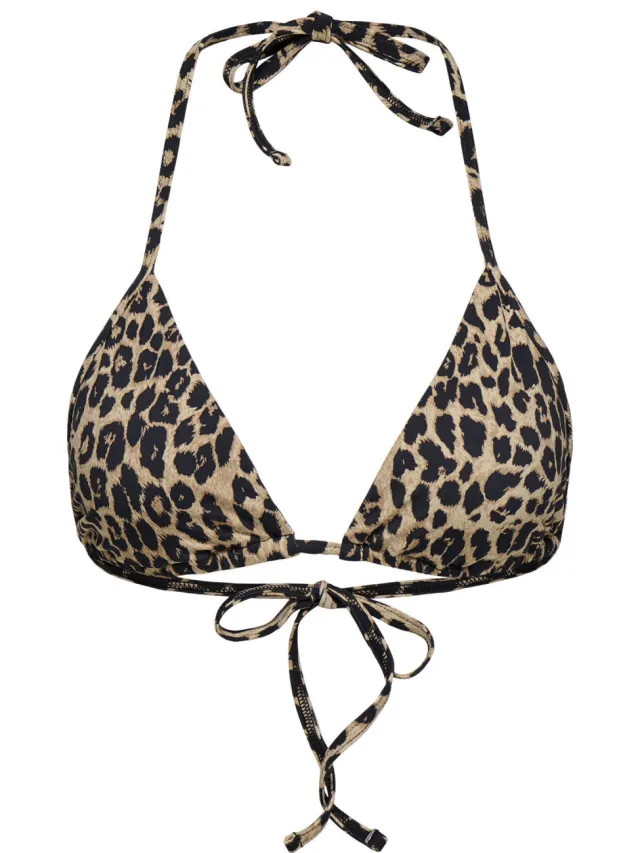 Only triangel bikinitop beige, foto 2