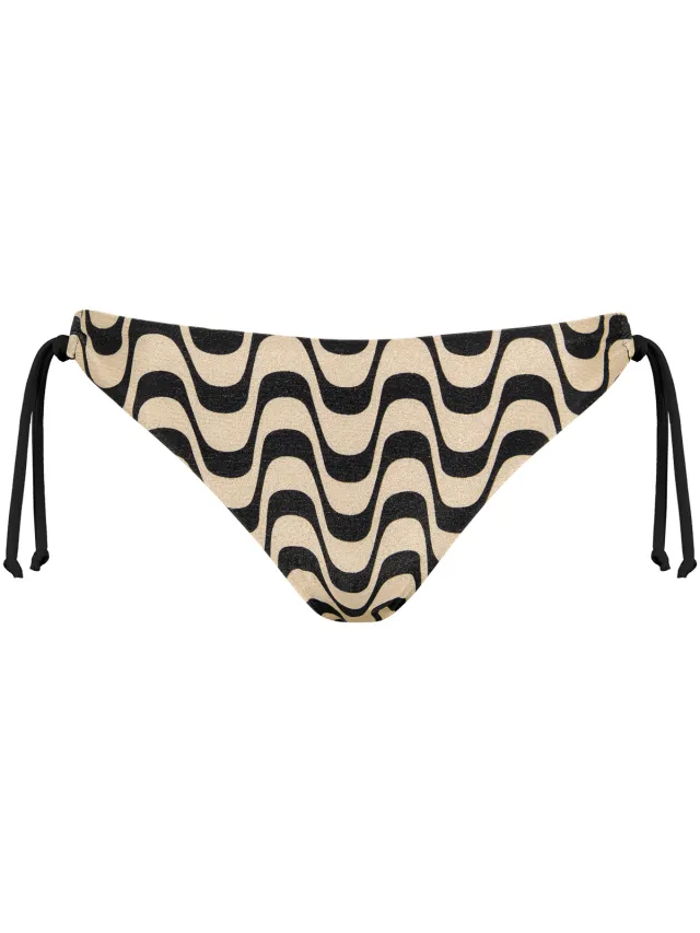 Lisca Iceland zwemshort met strikjes roze Zwart