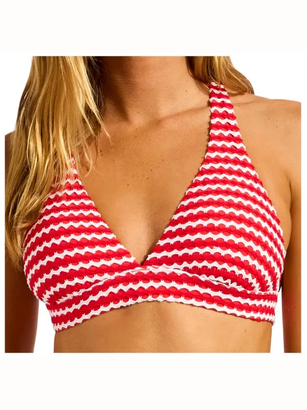 Seafolly Women's Multi Fit Longline Tri - Bikinitop, meerkleurig