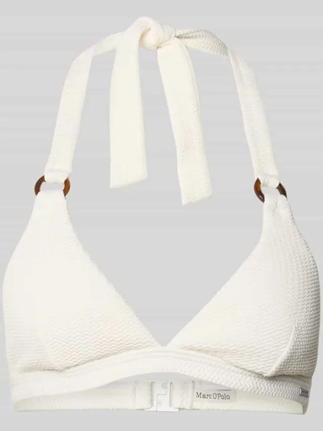 Marc O'Polo Bikinitop met structuurpatroon wit, foto 2