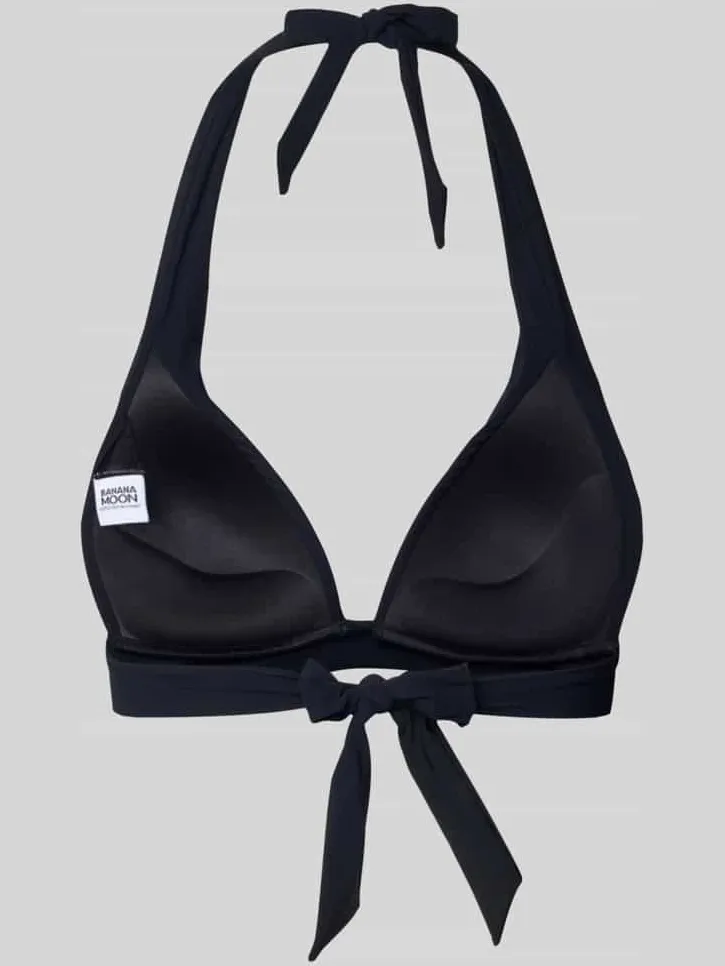 banana moon Bikinitop in Look (bovenstuk) met Plooien Model 'Maho' zwart, foto 2