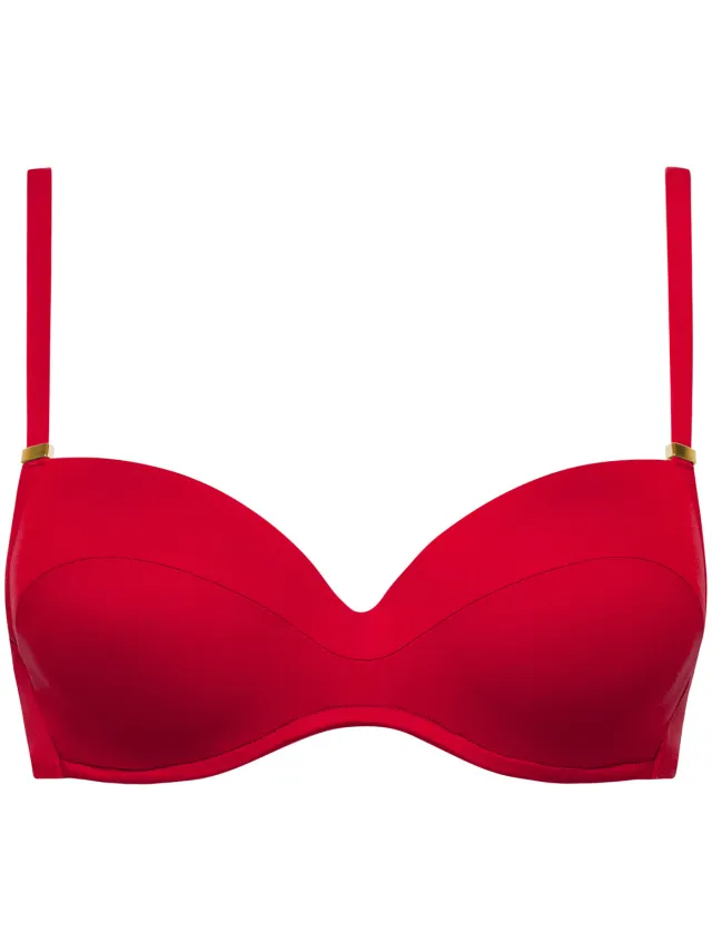 Lisca PORTOFINO voorgevormd bikinitopje rood