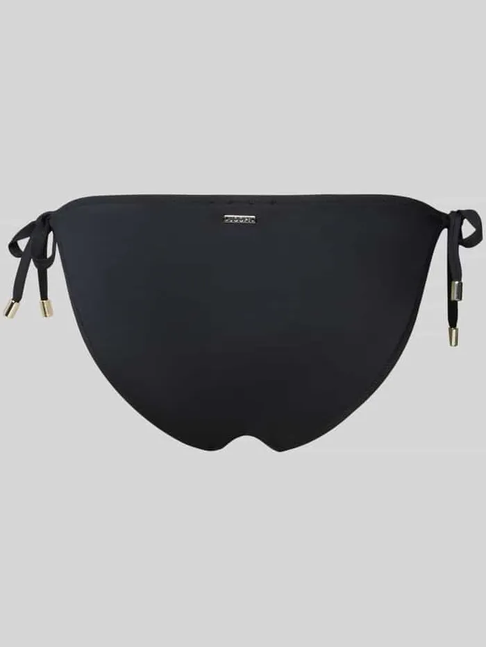 Joop! Bikinibroekje met vetersluiting aan de zijkant model 'MONOCHROME BEACH' zwart, foto 2