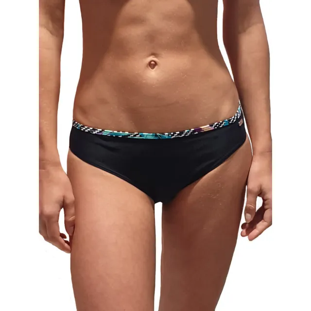 Lascana Jane slip-bikinibroekje zwart met wit Blauw