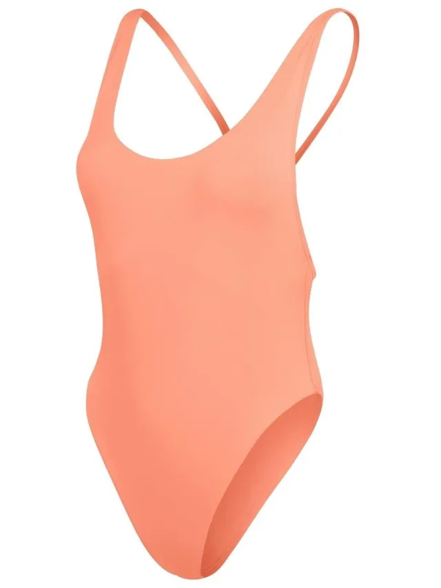 Speedo Dames/dames stevig ééndelig zwempak (Perzik), foto 2