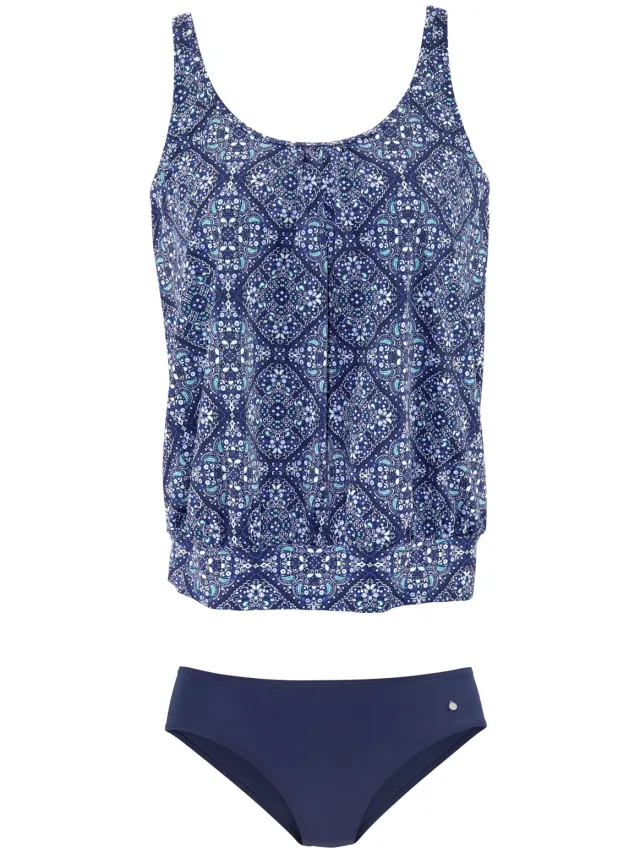 Oversized tankini marine geprint, foto 2
