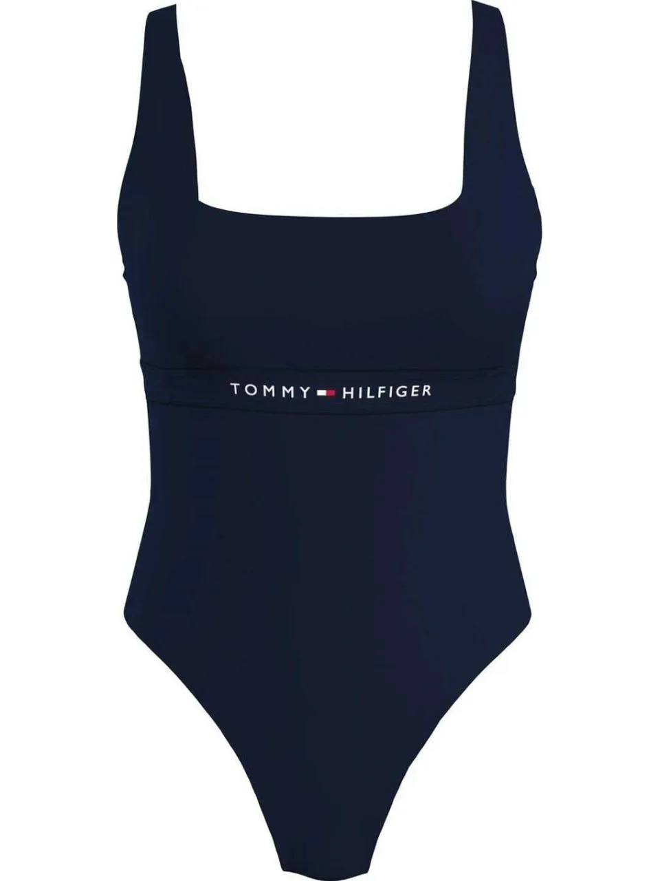 Tommy Hilfiger Dames/dames zwempak uit één stuk (Woestijnlucht) marineblauw/blauw, foto 2