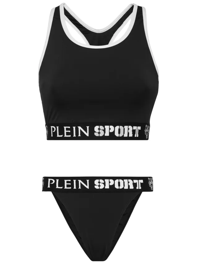 Plein Sport Bikini Tiger Zwart
