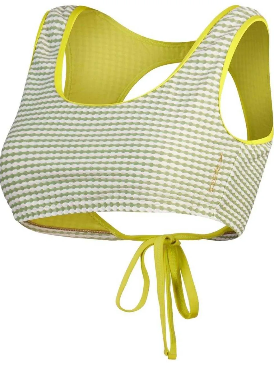 Speedo Dames/Dames Bikinitop Horizontale Streep (Geel), foto 2