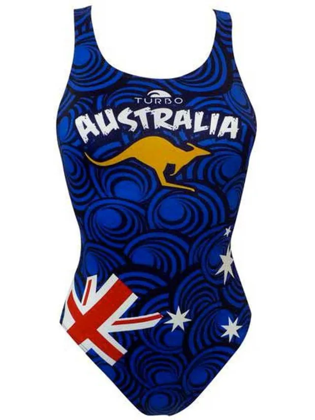 Turbo Australia Pro Resist Zwemkleding Blauw XL Vrouw Navy