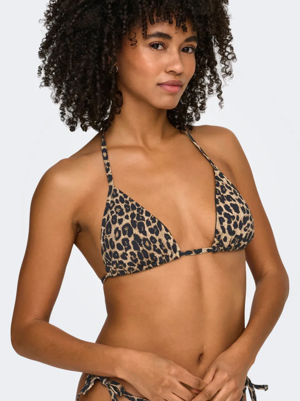 Only triangel bikinitop beige, foto 6