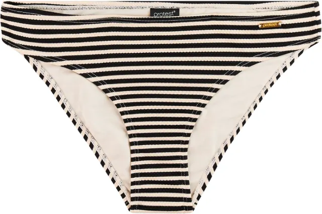 Protest MIXSphero - Bikini broekje Dames - Normale pasvorm - Normale pasvorm - Medium dekking - Crème Kit Offwhite