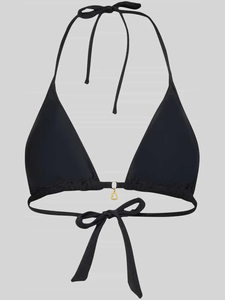 banana moon Driehoekbikini met vetersluiting model 'RICO LIGHTGLITTER' zwart, foto 2