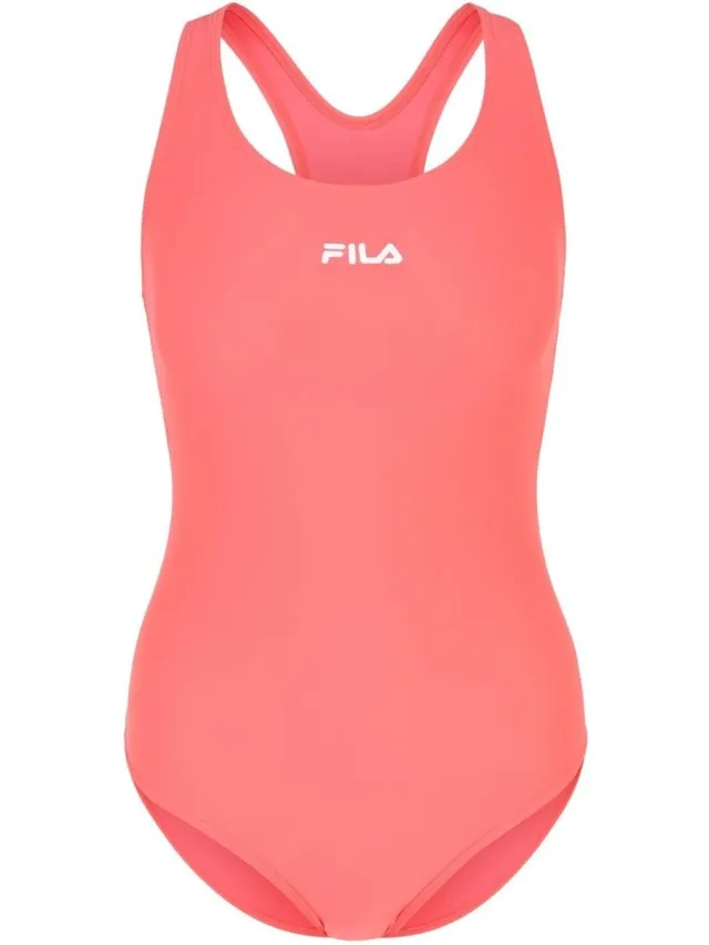 Fila damesbadpak Saki Racer Back Swimsuit FAW0472 Calypso Coral