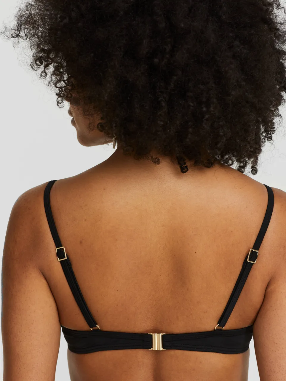 BEACHWAVE voorgevormde beugel bikinitop zwart, foto 4