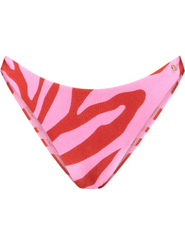 Beachlife High Waist Bikinibroekje roze