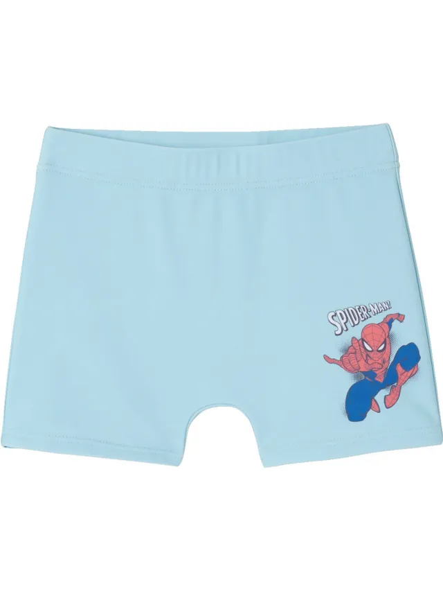 vertbaudet Zwemshort Spiderman Turquoise
