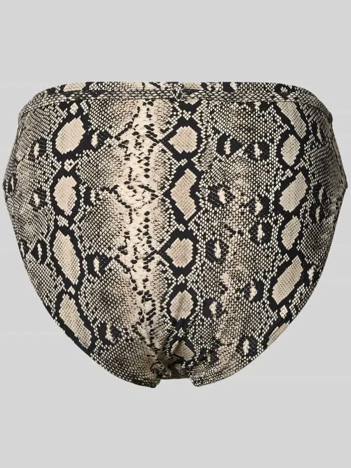 Michael Kors High waist bikinibroekje model 'BOHO PYTHON' zwart, foto 2