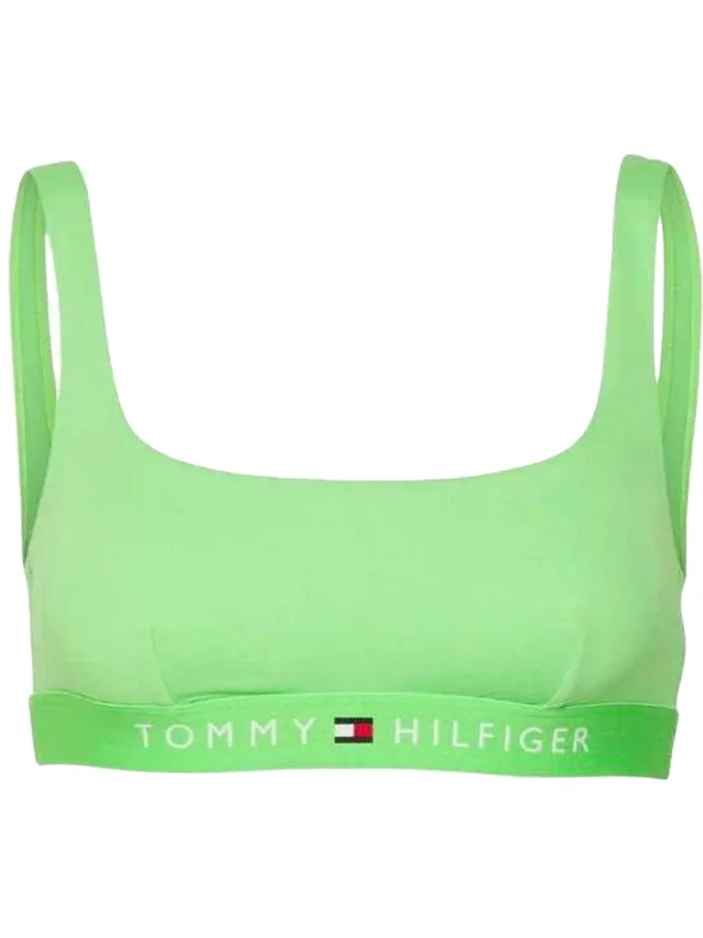 Tommy Hilfiger Dames/Dames Logo Bikinitop (Groen), foto 2