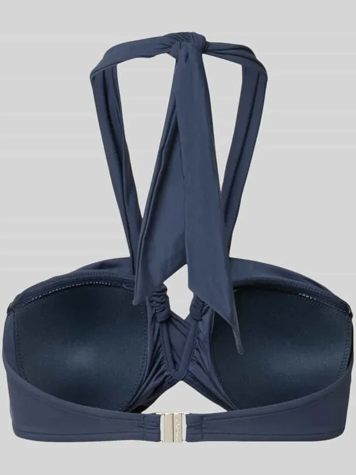 Seafolly Bikinitop in plooilook model 'Collective' donkerblauw, foto 2