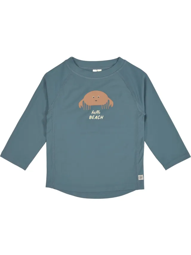 Lässig Zwemshirt Rashguard Lange Mouw Splash & Fun Crabs blue, 03-06 mnd.