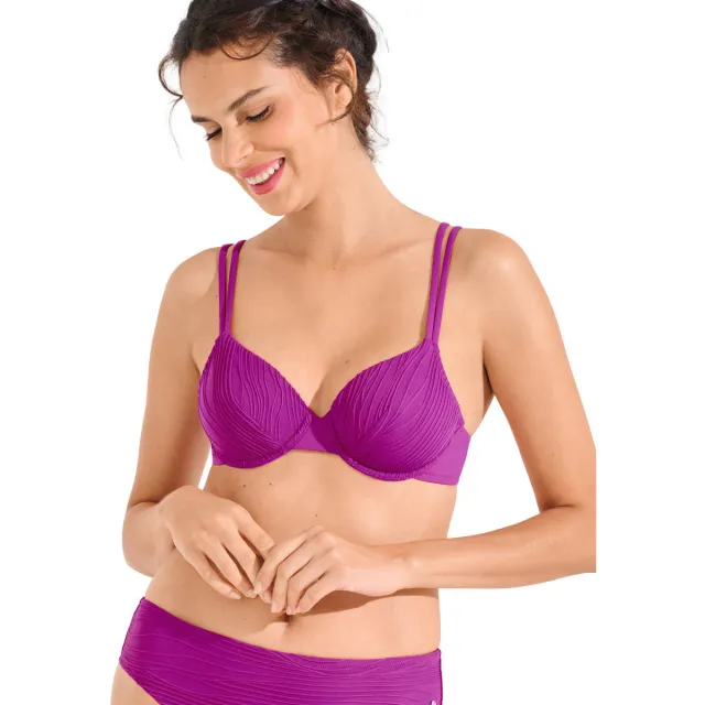 Lisca Sorrento bikinitop met beugels paars Roze
