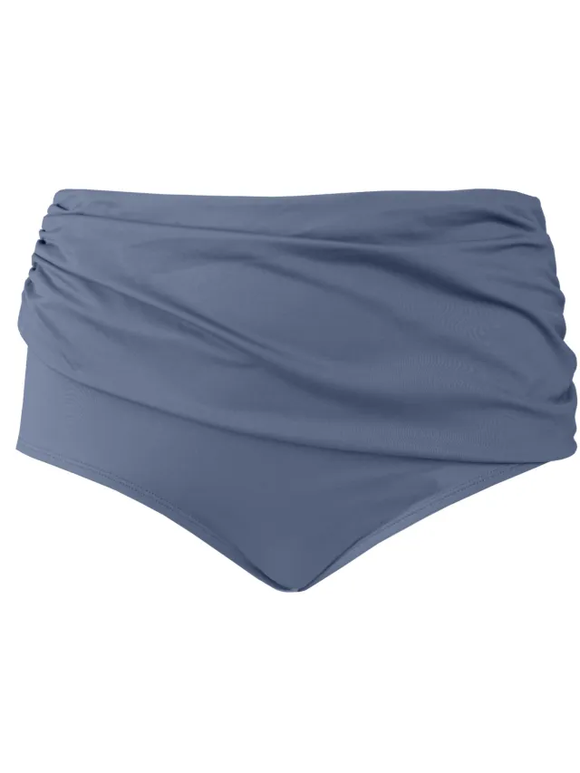 SugarShape bikini high waist panty VALENCIA bluegrey