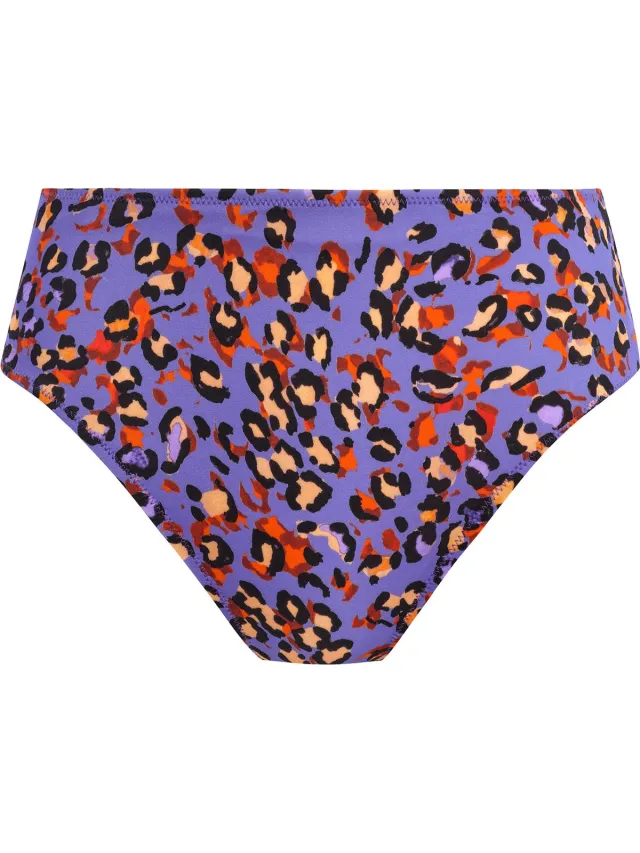 Freya SANTIAGO NIGHTS HIGH WAIST BIKINI BRIEF Dames Bikinibroekje - LEOPARD lila