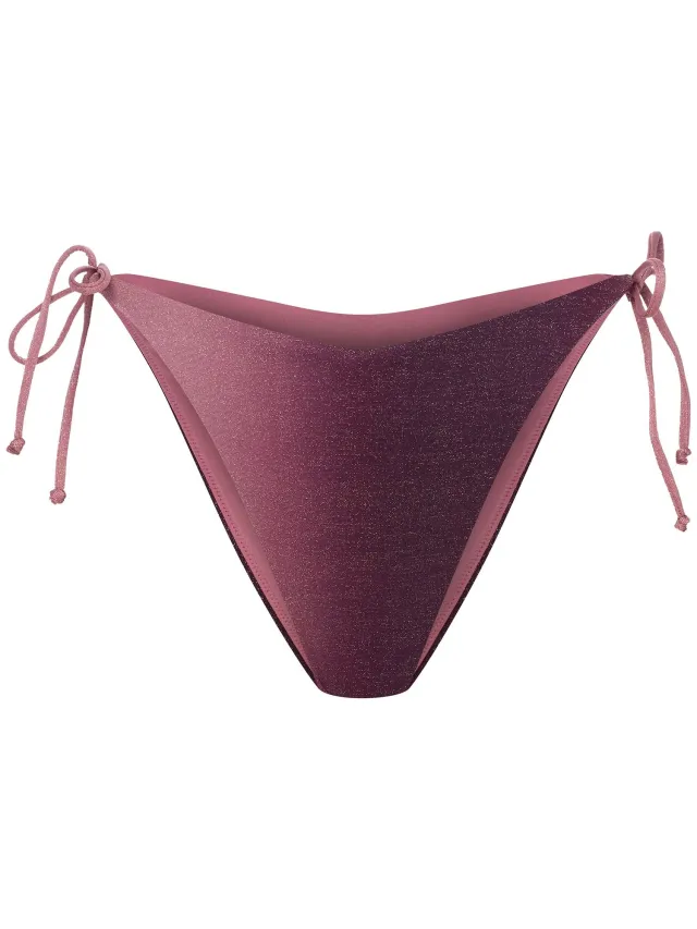ESOTIQ Zenith - Bikinibroekje - Mauve - XL - Zijstriksluiting Paars;Roze