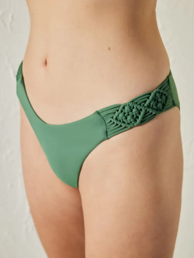 Penti Lage Taille Hipster Bikini Broekjes Groen