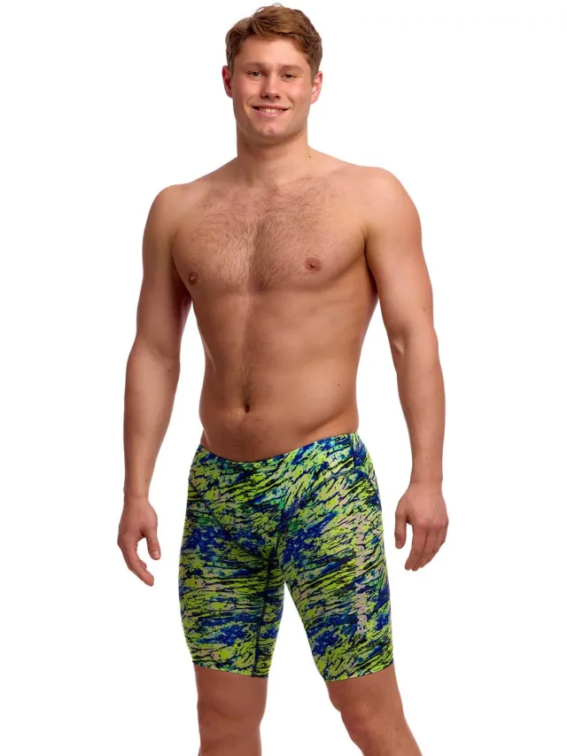 Funky Trunks Zwemjammer Fast Training Scaled Back [Groen]